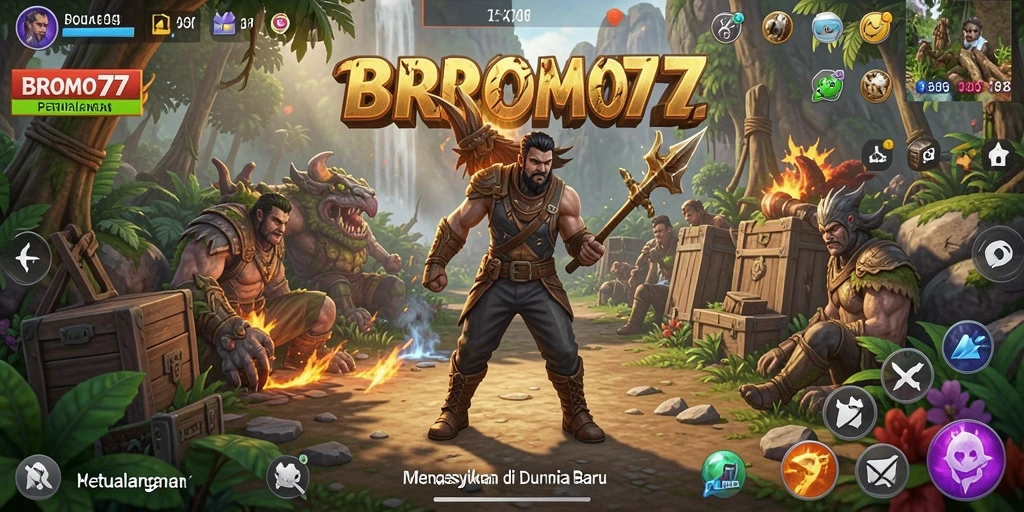 Gameplay seru BROMO77 dengan banyak petualangan.