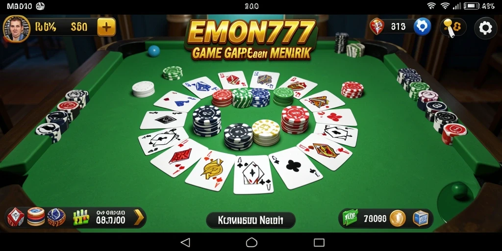 Tampilan gameplay EMON777 yang seru dan interaktif.