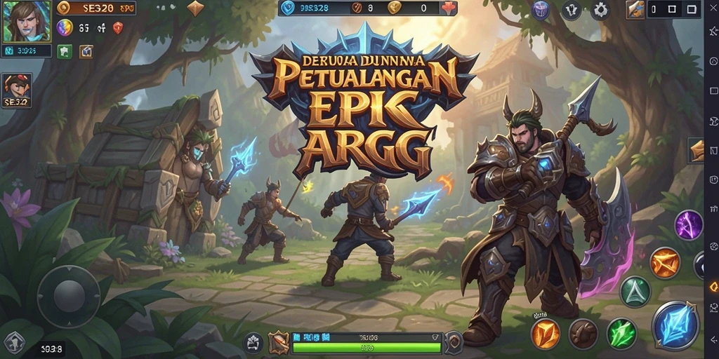 Tampilan gameplay SE328 yang epik dalam pertarungan ARPG.